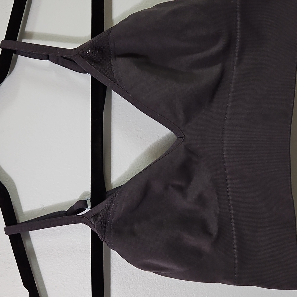 Victoria's Secret Pink Dark Gray Bralette Wire Free Pad Free Size S